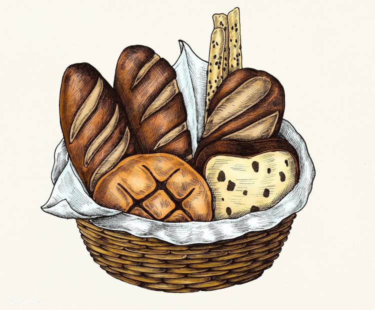 Рисунок хлеб