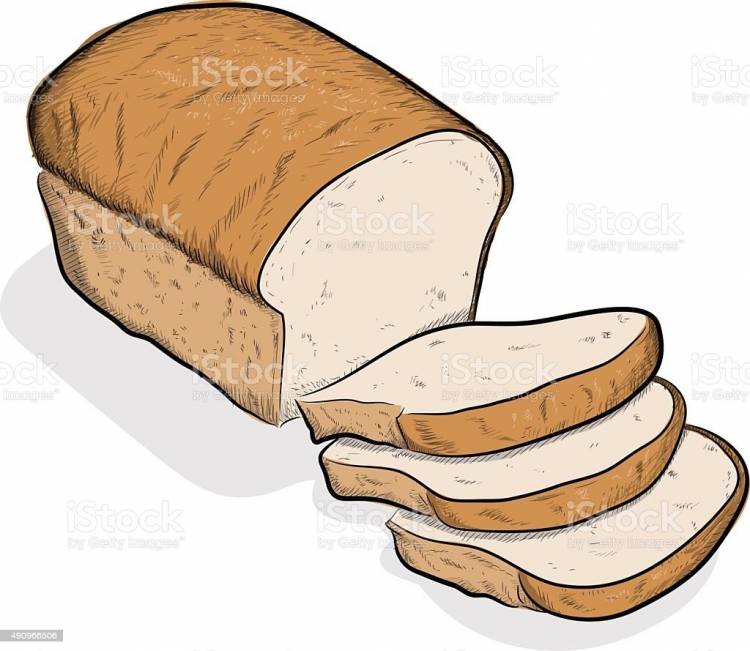 Хлеб рисунок детский