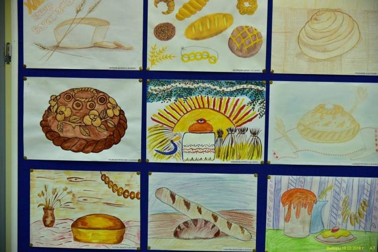 Рисунки детей на тему хлеб