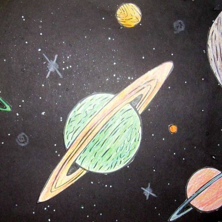 Картинки легкие космоса и планет 