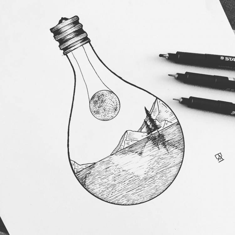 Идеи для рисования простым карандашом