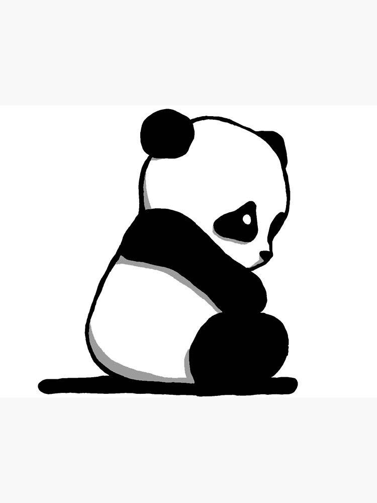 Идеи для срисовки панды самый легкие 