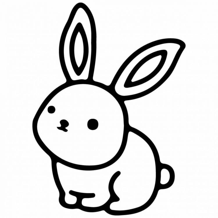 Картинки Кролик рисунок 