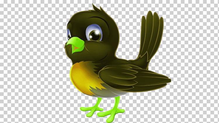 Европейская мультяшная птица рисунок мультфильм, мультфильм птица, мультипликационный персонаж, животные, фотография png
