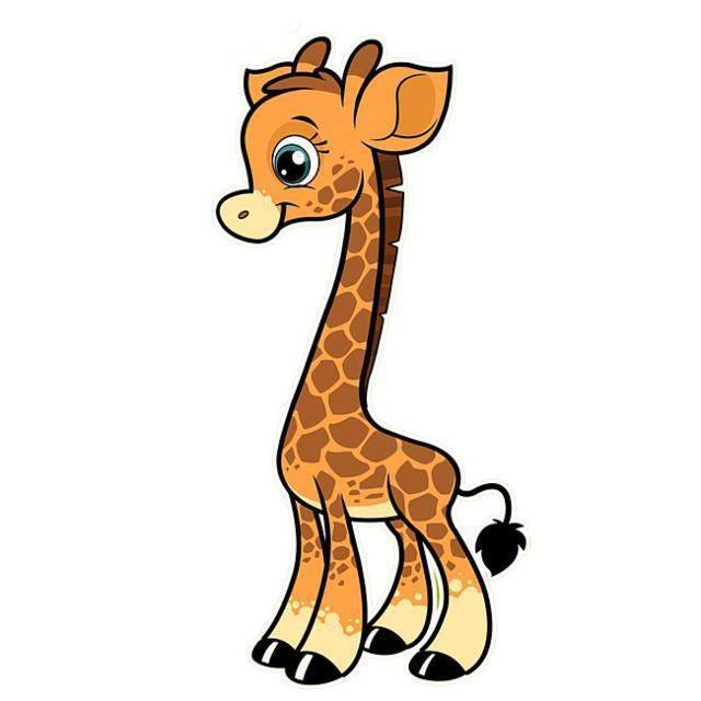жираф рисунки для детей