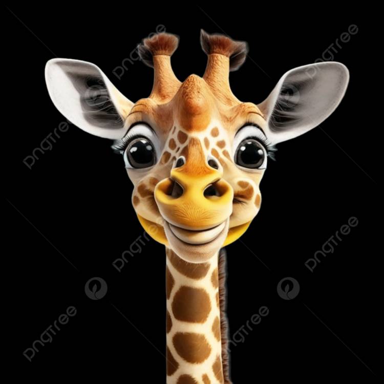 милое улыбающееся лицо жирафа для детей и детского украшения PNG , жирафа, милый, Дети PNG картинки и пнг PSD рисунок для бесплатной загрузки