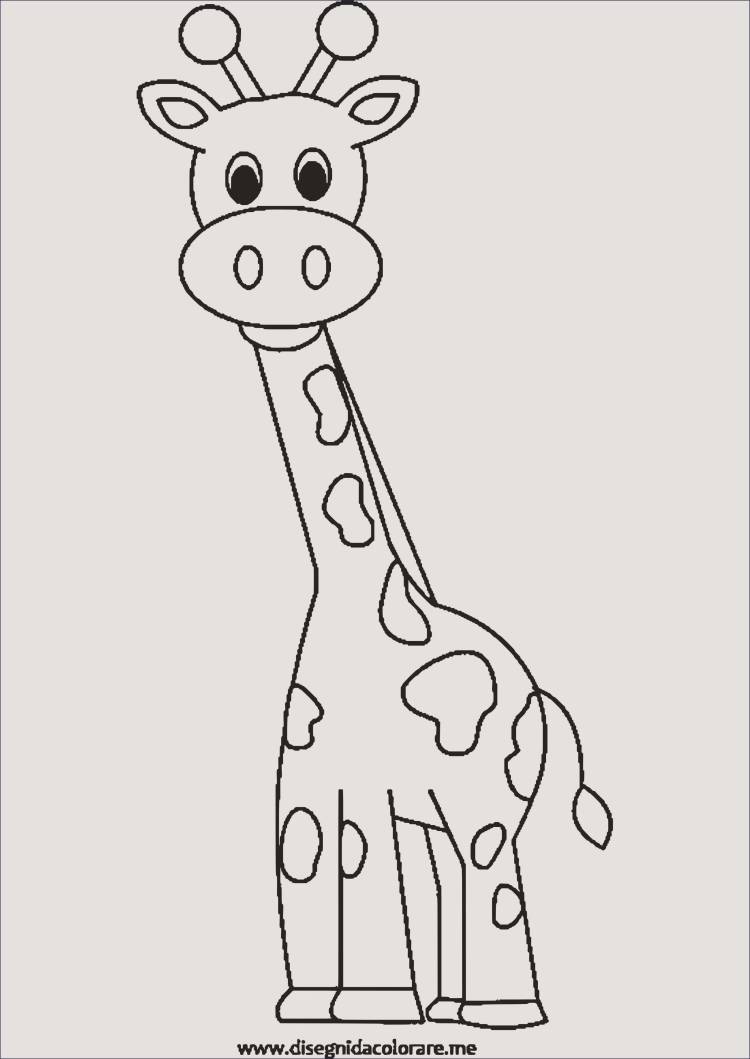 Жираф картинка раскраска
