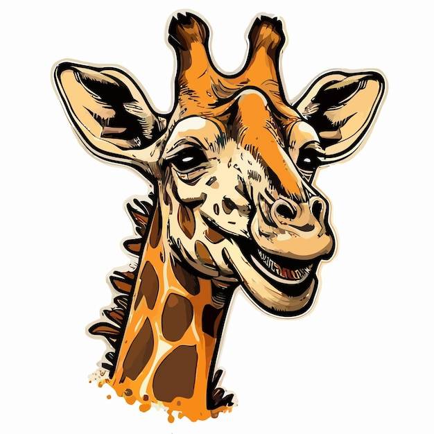 Иллюстрация жирафа для детей