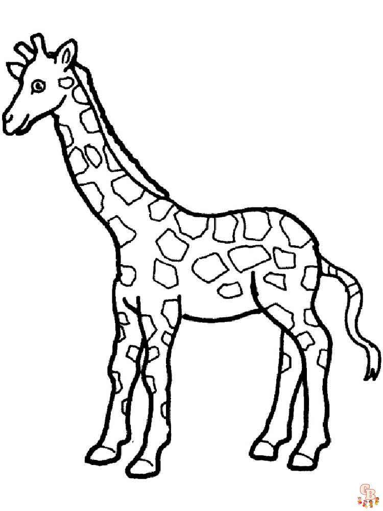 Раскраски Top Giraffe для детей