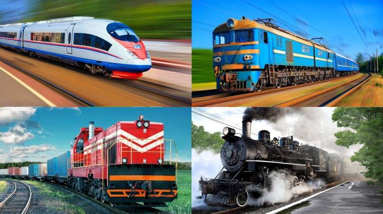Изучаем поезда и железнодорожный транспорт для детей