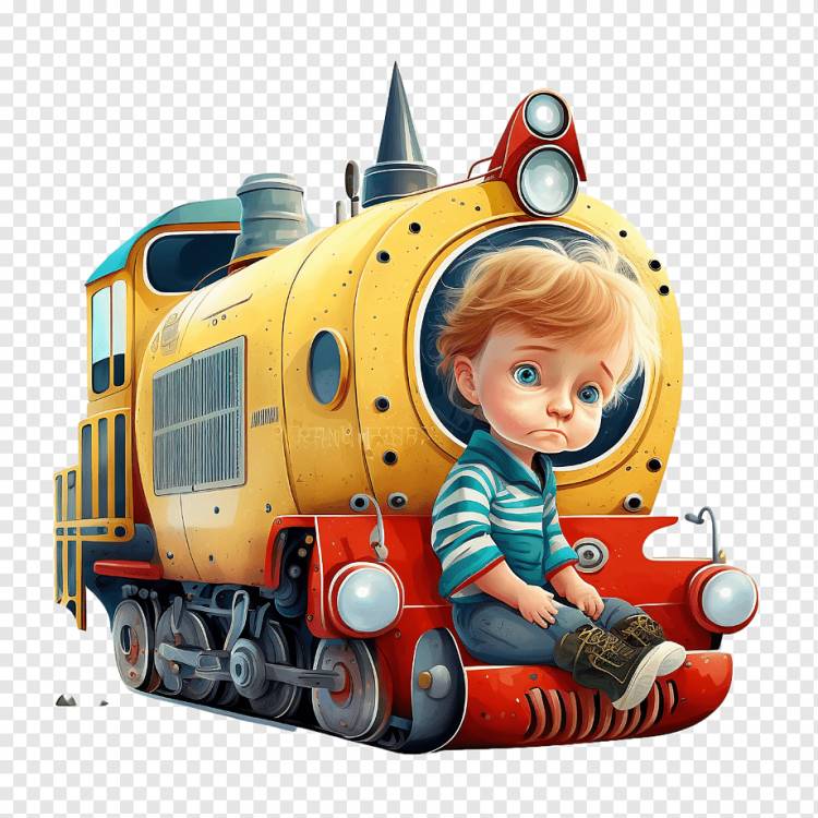 милый детский поезд детский поезд мультфильм детский поезд, png