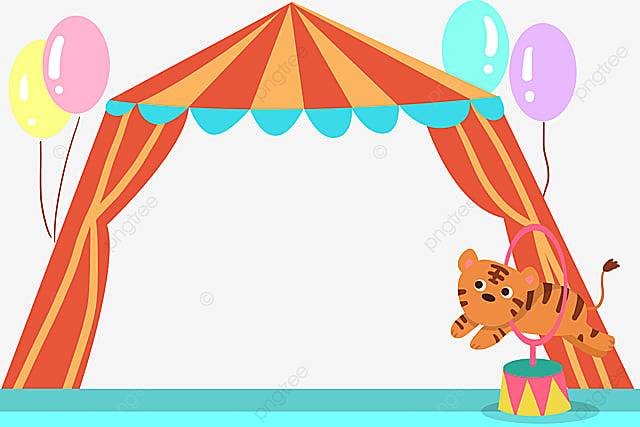 Ручной обращается детский день цирк декоративная рамка PNG , цирковой клипарт, цирковая труппа, день детей PNG картинки и пнг PSD рисунок для бесплатной загрузки