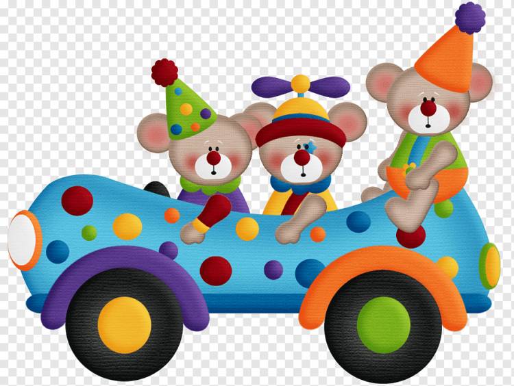 Цирк Рисунок Клоун машина, Цирк, Разное, Детские игрушки, мультфильм png