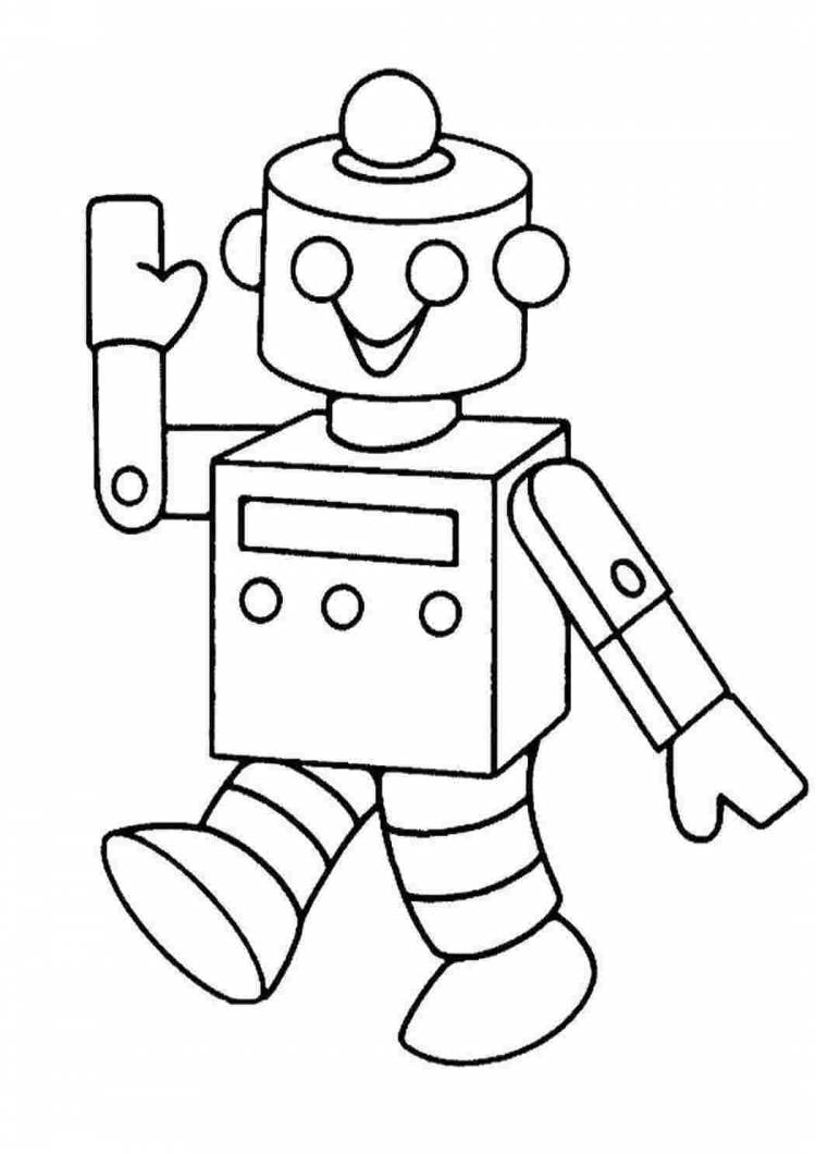 Раскраски, раскраски на тему Роботы Полли для детей, раскраски на тему мультфильма Роботы Полли для мальчиков и девочек
