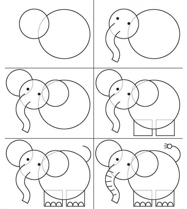 Рисуем слона 0