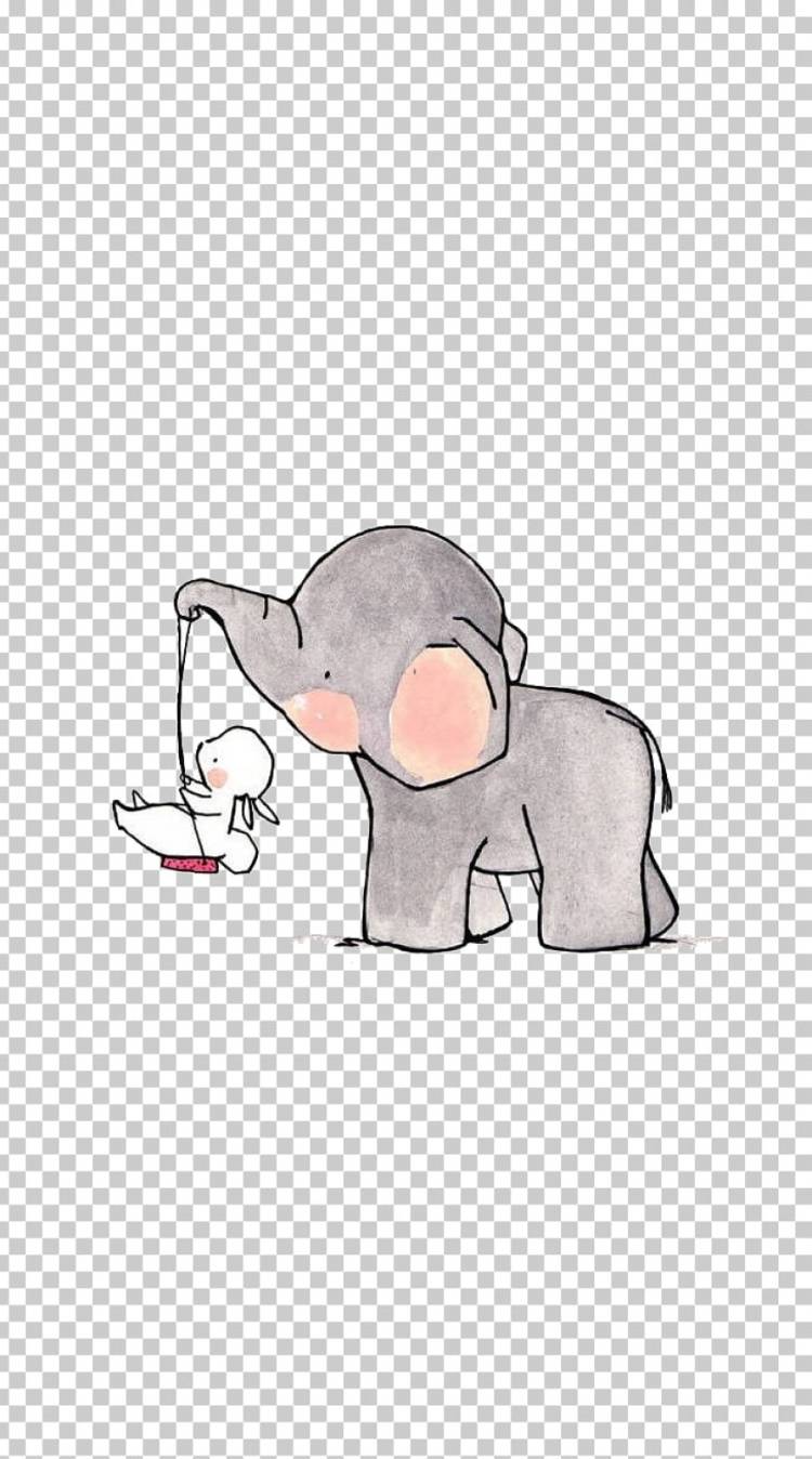 Слон рисунок для детей карандашом