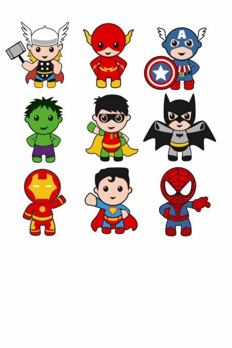 Рисунок супергерой для детей