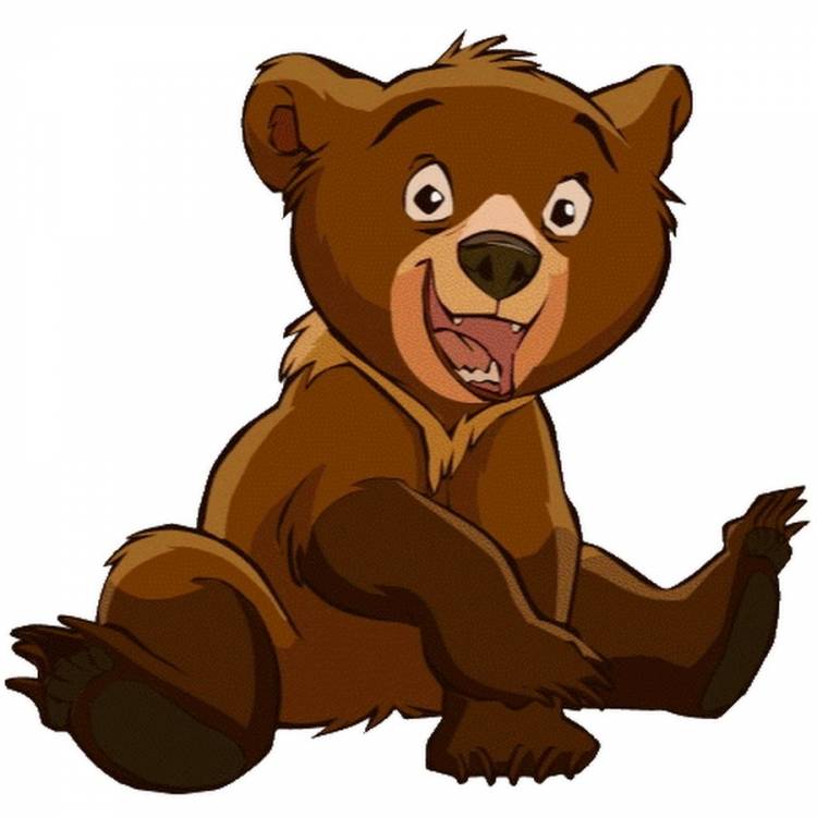 Медведь мультяшный рисунок