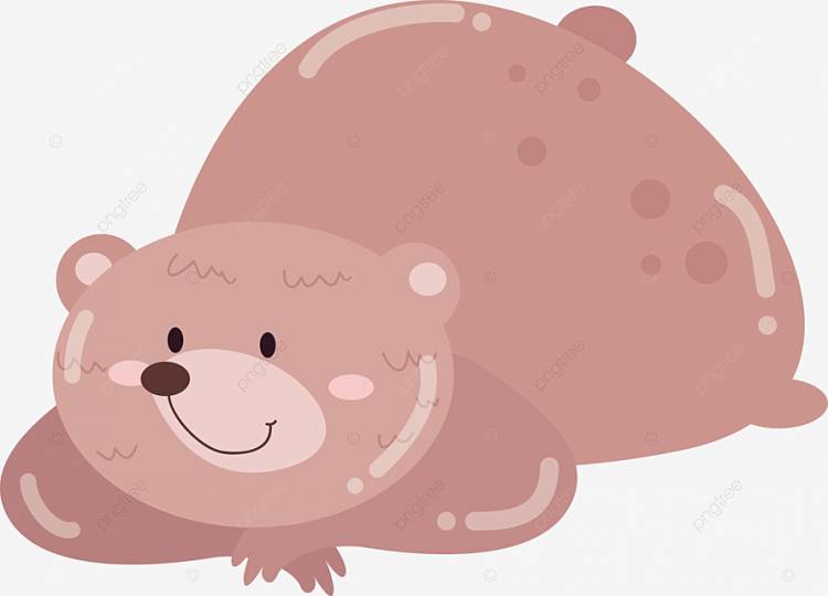 милый дикий медведь животные клипарт коллекция рисованной векторные иллюстрации лесные элементы набор скандинавский стиль концепция плоского дизайна для детей мода текстильная печать плакат карты PNG , нести, борода, Png медведь PNG картинки
