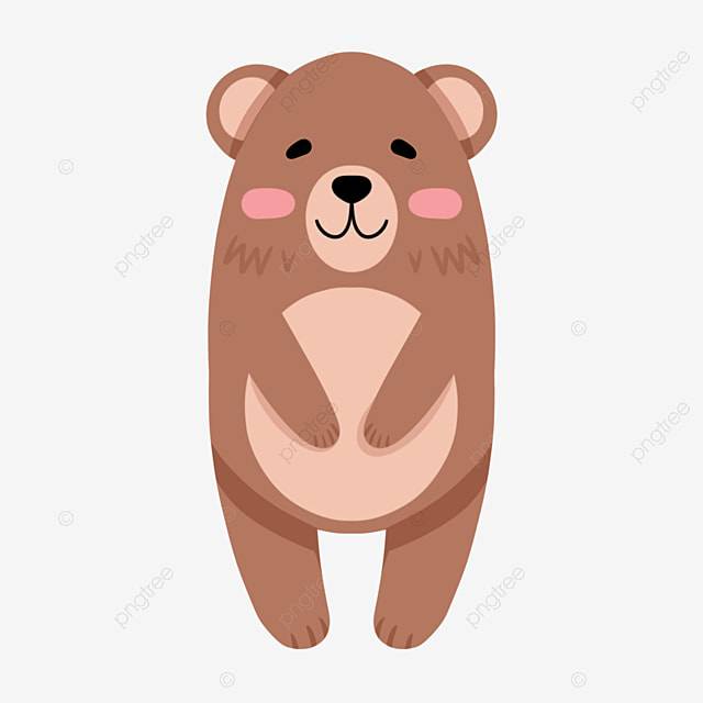 Творческий рисованной иллюстрации мультфильм изображение милый медведь животное PNG , медведь клипарт, картина, Ручной росписью PNG картинки и пнг PSD рисунок для бесплатной загрузки