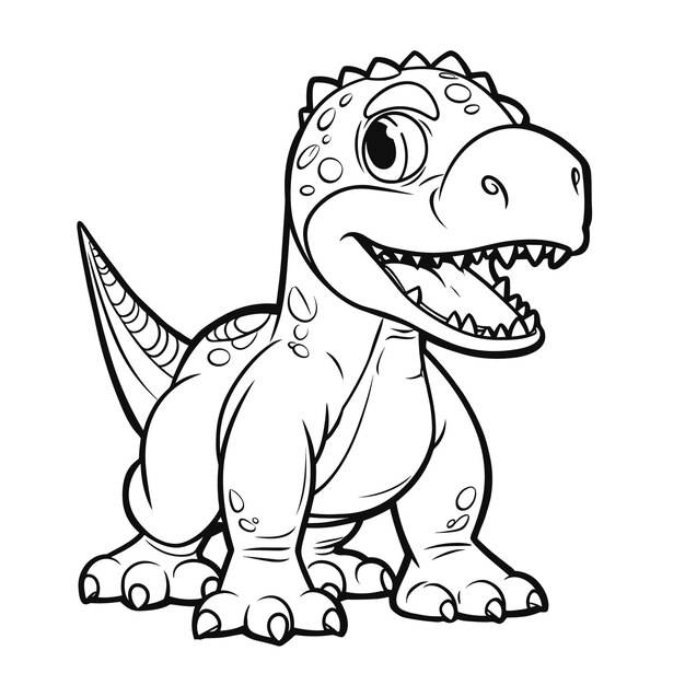Раскраски тираннозавр рекс для детей