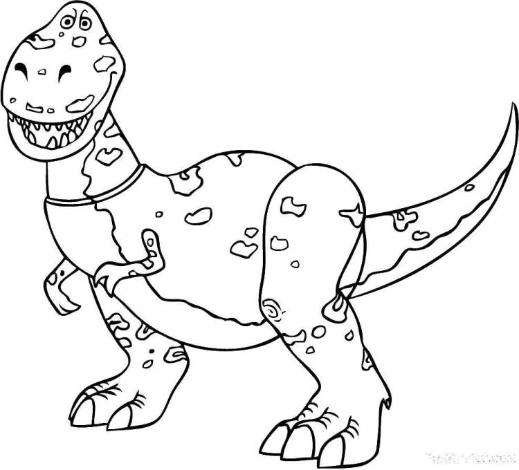 Раскраски Раскраска Динозаврик Детские игрушки, Раскраски Раскраски для малышей