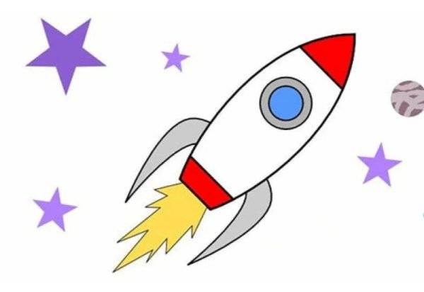 Картинки звезды и ракеты для детей 