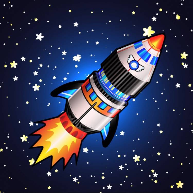 Космическая ракета картинки для детей