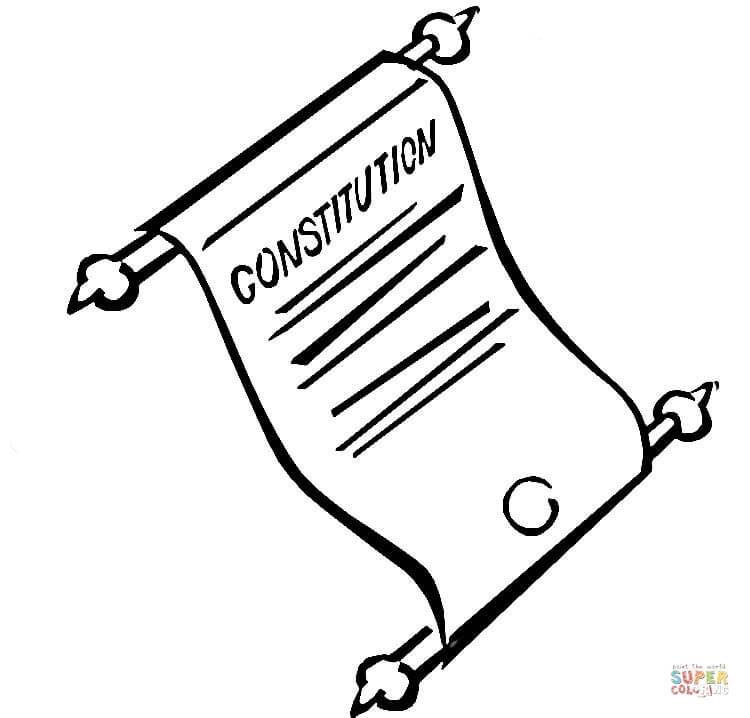Раскраска Конституция