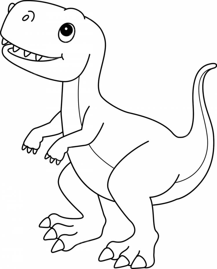 рисунок Изолированная страница раскраски тираннозавра для детей вектор PNG , рисунок животного, рисунок кольца, детский рисунок PNG картинки и пнг рисунок для бесплатной загрузки
