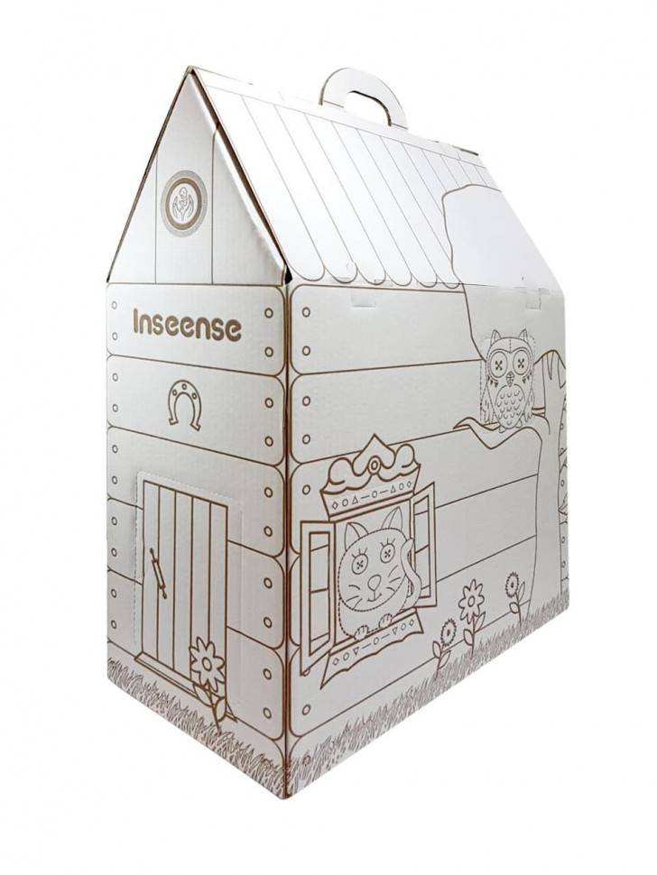 домик-раскраска INSEENSE Кошкин дом