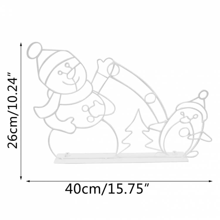 Рождественские Подвески с рисунком снеговика