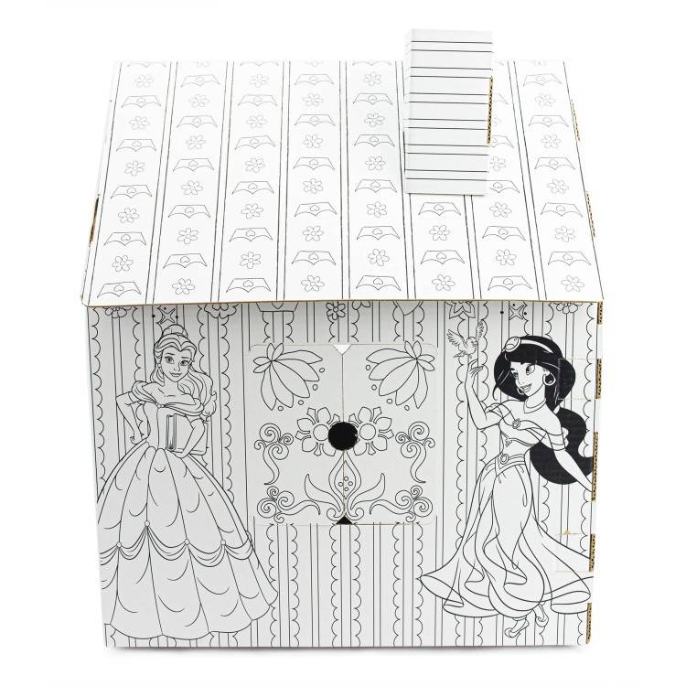 ND PLAY Игрушка картонная Домик-раскраска Принцессы