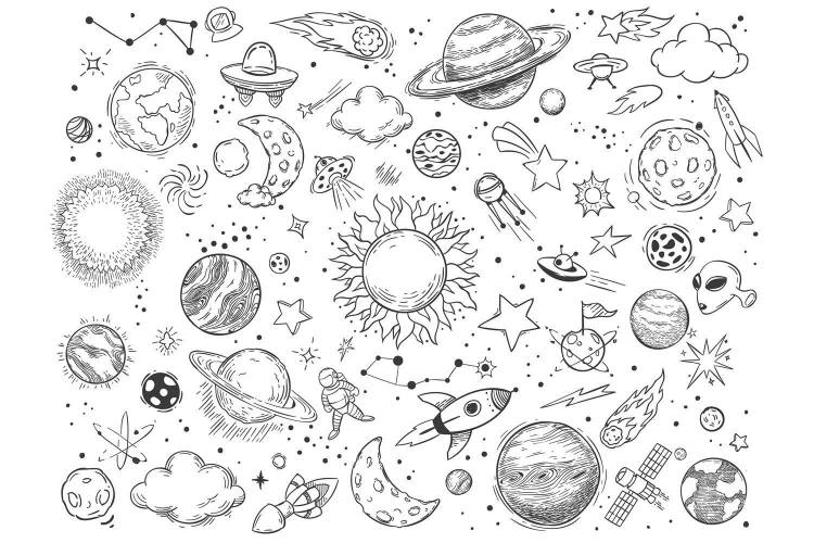 Рисунки связанные с космосом
