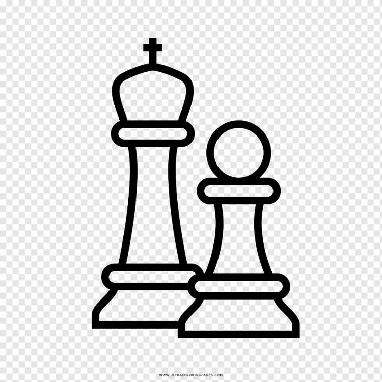 Шахматная фигура Книжка-раскраска Рисование Пешка, шахматы, игра, спорт, настольная игра png
