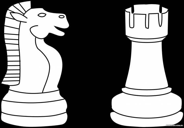 Раскраска шахматная ладья