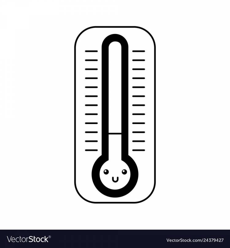 Термометр нарисованный