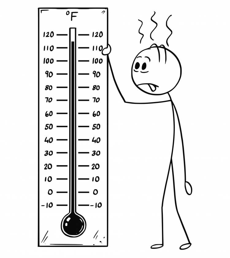 Термометр рисунок для детей