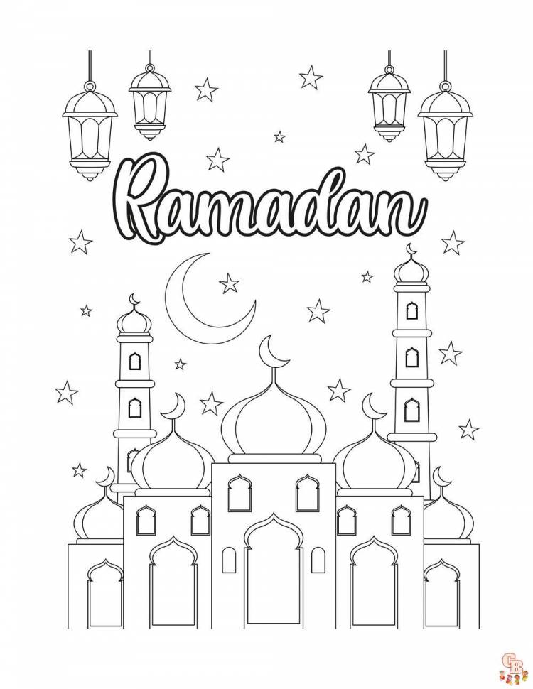 раскрасок Рамадан
