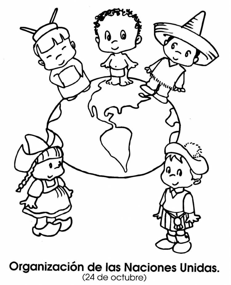 Раскраска дружба народов для детей