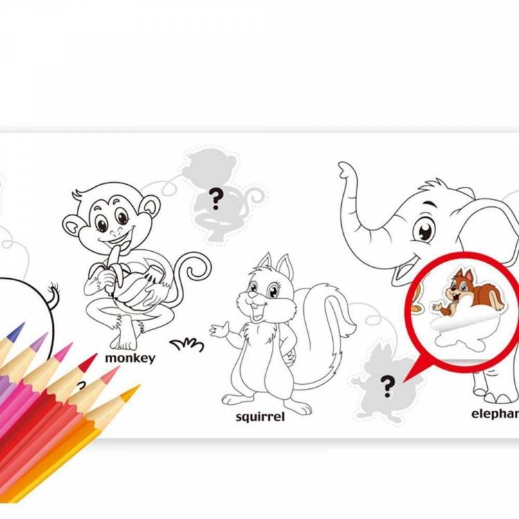 Игрушки Diy Doodles Бумага Раскраска Плакат Рулон Пустая Раскраска Наклейка Детский Рулон Для Рисования