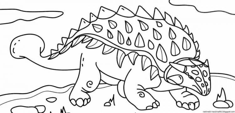 Раскраски Динозавры для детей