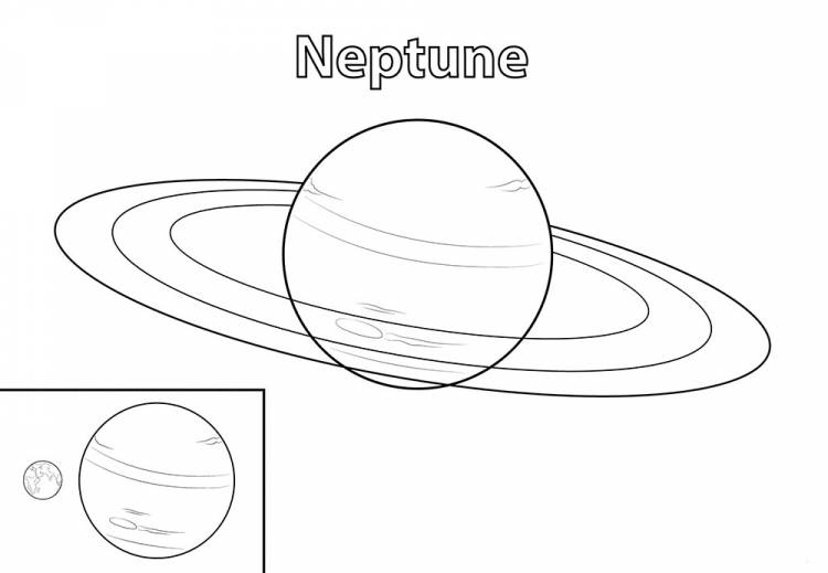 Раскраска солнечная система