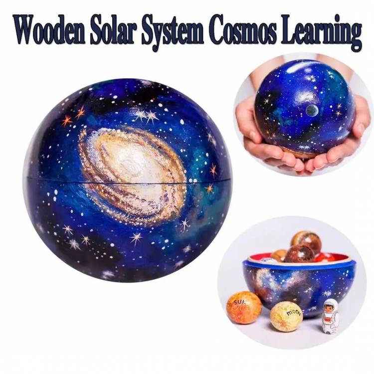 Деревянная солнечная система Космос обучающая игрушка с