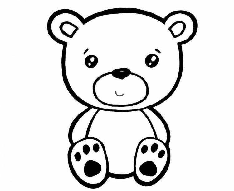 Раскраски Медведь для детей для