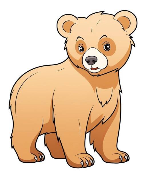 Раскраска для детей из мультфильмов медвежонок