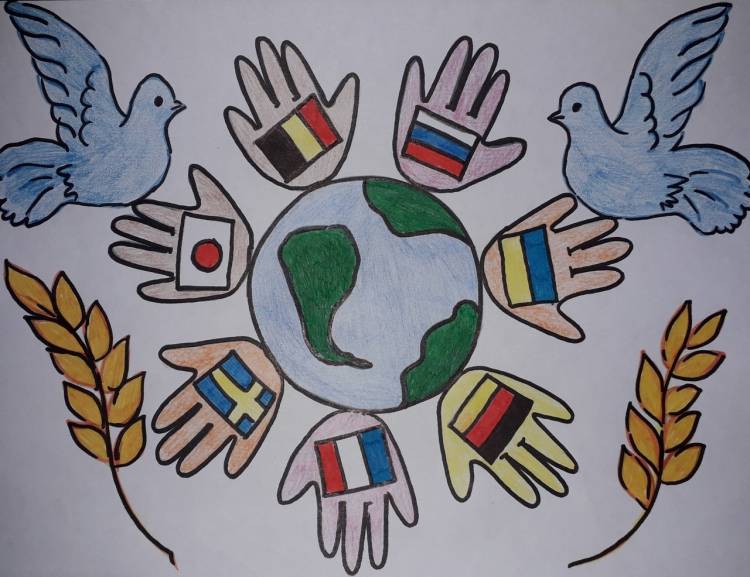 Рисунки день народного единства для детей