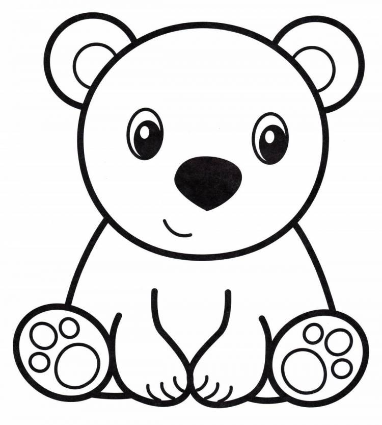 Раскраски Медведь для детей