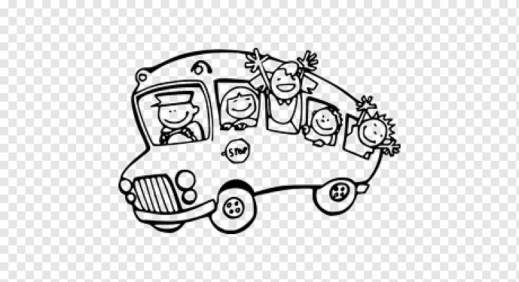 Школьный автобус желтый Книжка-раскраска, автобус, угол, мебель, ребенок png