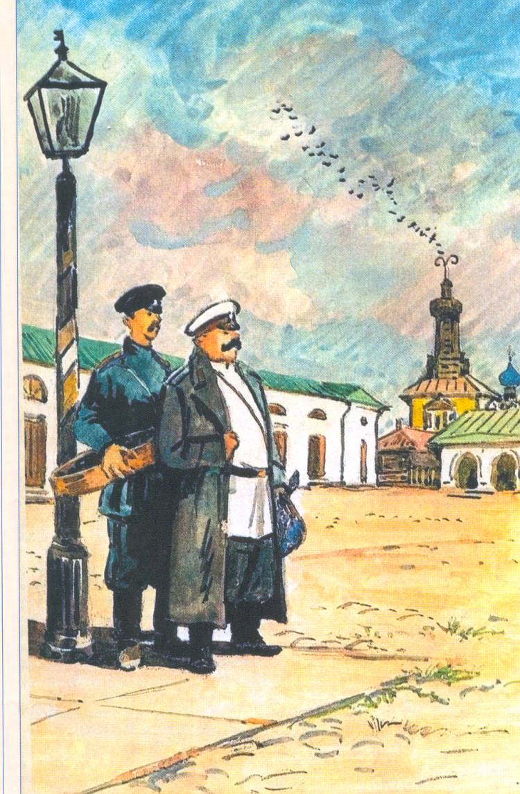 Хамелеон Чехов иллюстрация к рассказу